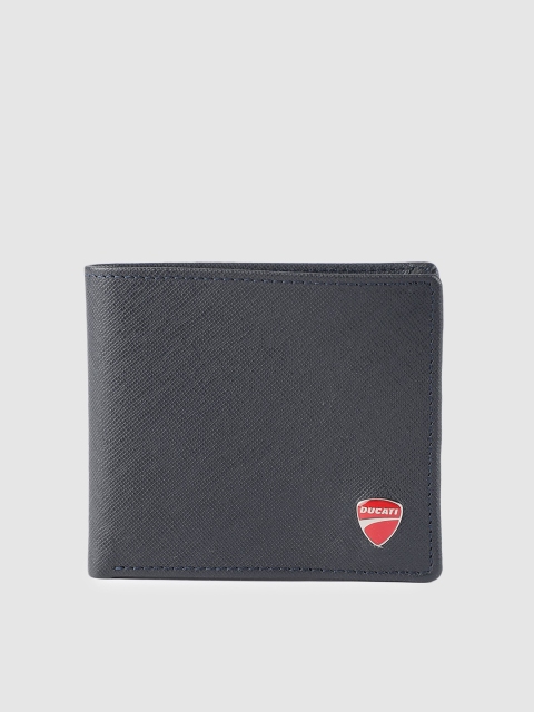 

Ducati Men Black Solid Two Fold Wallet