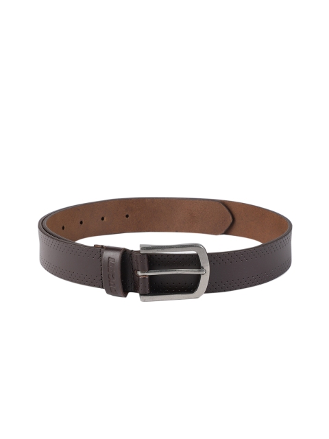 

Ducati Men Brown Solid Leather Belt