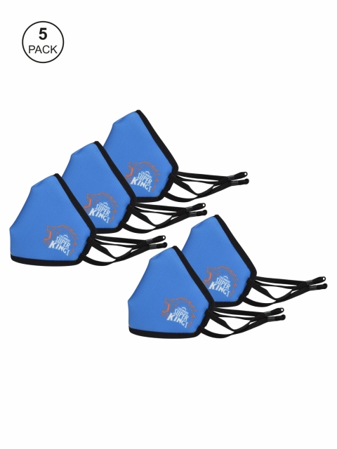 

EUME Adults Pack of 5 Blue Chennai Super Kings Reusable 4-Layer Protective Outdoor Masks
