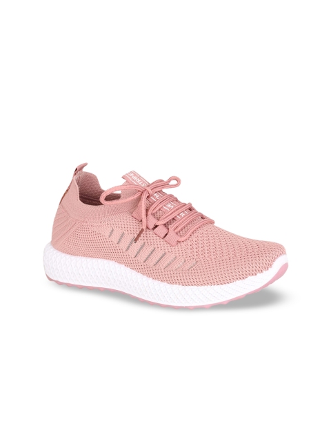 

North Star Women Pink Woven Design Sneakers