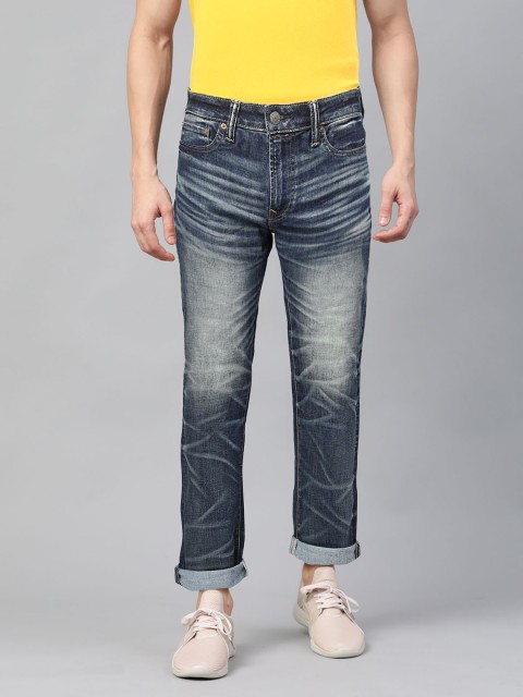 

AMERICAN EAGLE OUTFITTERS Men Blue Slim Fit Mid-Rise Clean Look Stretchable Jeans