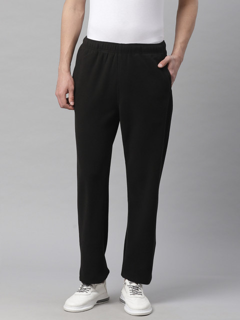 

Marks & Spencer Men Black Solid Track Pants