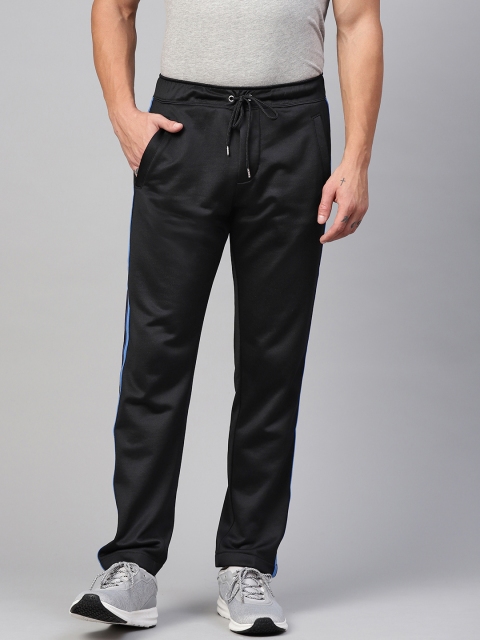 

Marks & Spencer Men Black Solid Track Pants