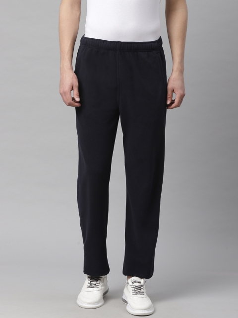 

Marks & Spencer Men Navy Blue Solid Track Pants