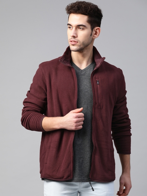 

Marks & Spencer Men Burgundy Stormwear Solid Sweatshirt