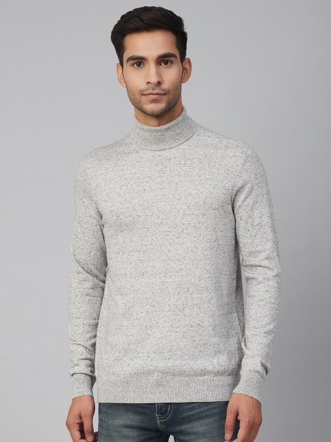 

Marks & Spencer Men Grey Melange Solid Pullover Sweater