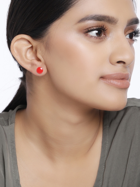 

Ayesha Set of 12 Multicoloured Circular Studs, Multi