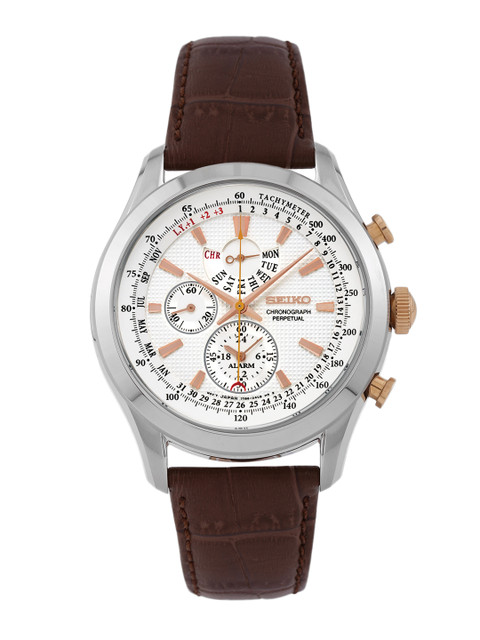 

SEIKO Chronograph Men Off White Analogue watch SPC129P1