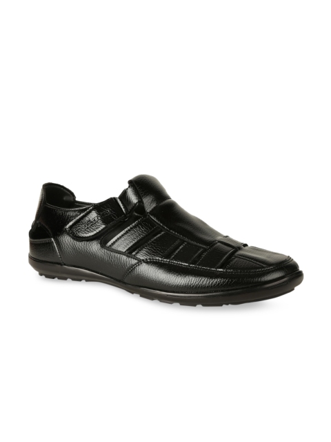 

Bata Men Black Shoe-Style Sandals