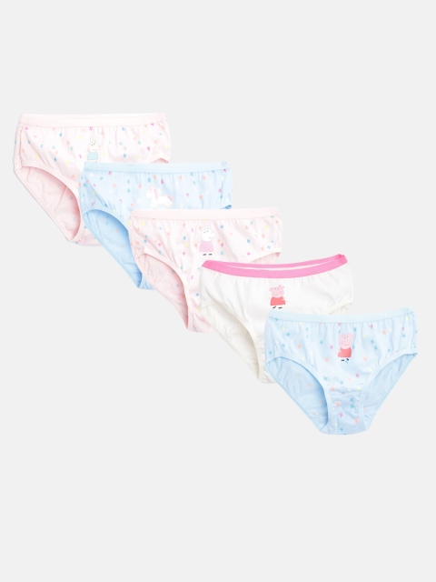 

Marks & Spencer Girls Pack of 5 Pure Cotton Briefs T711789, Pink