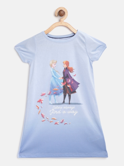 

Marks & Spencer Girls Blue & Purple Frozen Print Nightdress