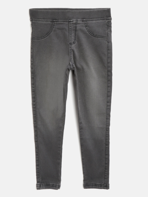 

Marks & Spencer Girls Charcoal Grey Washed Jeggings