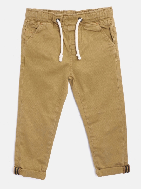 

Marks & Spencer Boys Khaki Sustainable Relaxed Fit Solid Trousers
