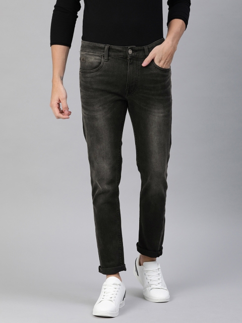 

WROGN Men Black Slim Fit Mid-Rise Clean Look Stretchable Sustainable Jeans