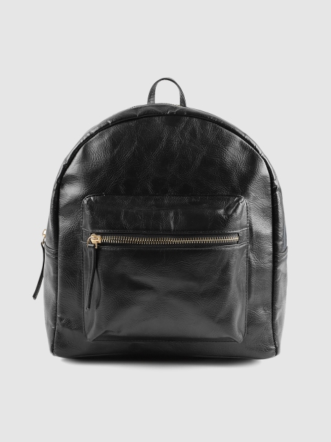 

DressBerry Women Black Solid Backpack