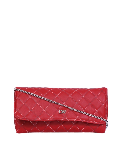 

Diwaah Maroon Textured Purse Clutch