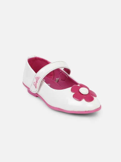 

Kidsville White Color Barbie Printed Ballerina for Girls