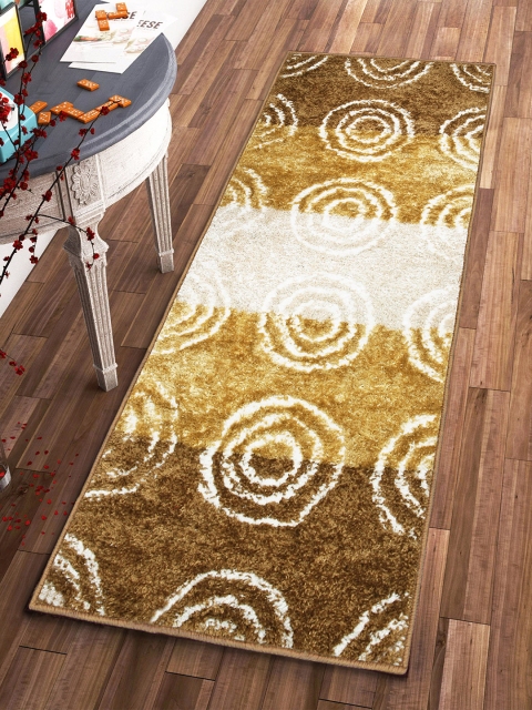 

Story@home Brown & Beige Geometric Indoor Soft Floor Runner