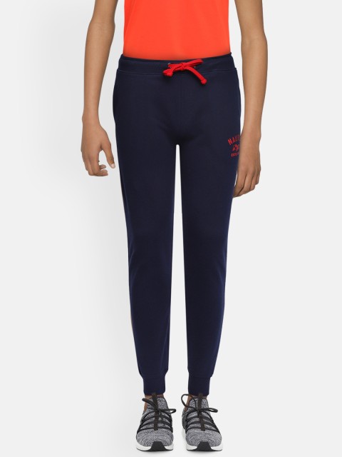 

Nautica Boys Navy Solid Slim-fit Joggers, Blue