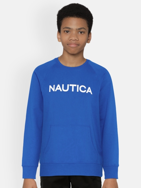 

Nautica Boys Blue Printed Sweatshirt