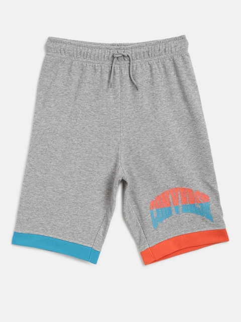 

Converse Boys Grey Melange Solid Shorts