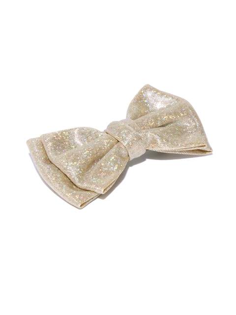 

Blueberry Gold-Toned Shimmer Bow-Shaped Alligator Hair Clip