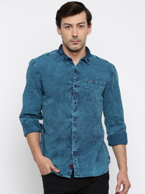 

Locomotive Blue Casual Shirt