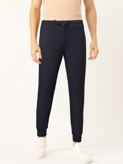 

Sweet Dreams Men Navy Solid Slim Fit Joggers, Navy blue
