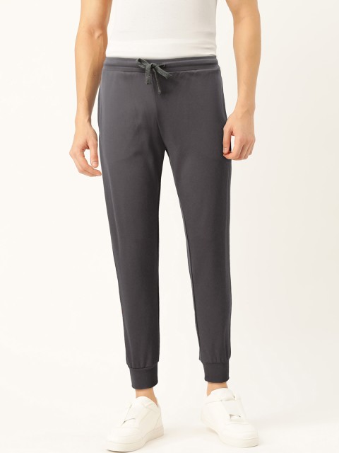 

Sweet Dreams Men Charcoal Grey Solid Slim Fit Joggers