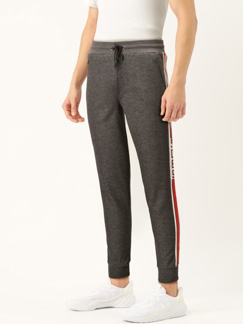 

Sweet Dreams Men Charcoal Grey Solid Slim Fit Joggers