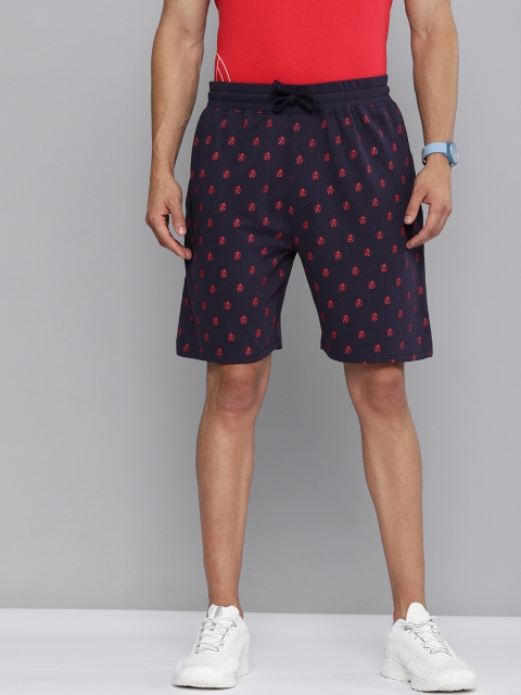 

Kook N Keech Marvel Men Navy Blue Printed Regular Shorts