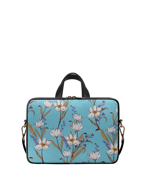 

DailyObjects Unisex Multicoloured Floral Printed 15 Inch Laptop Bag, Multi