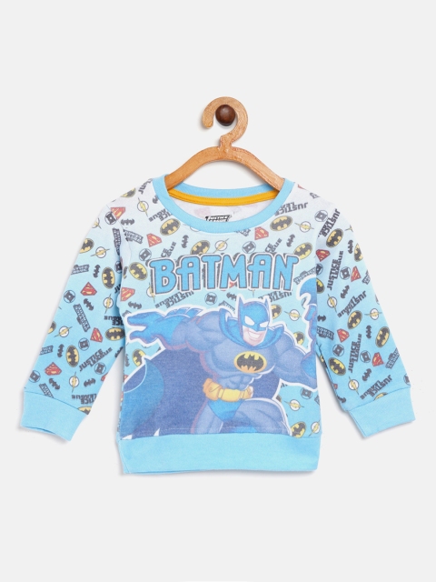 

Eteenz Boys Blue & Black Batman Print Sweatshirt