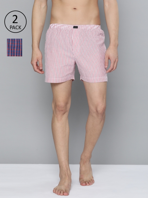 

Mast & Harbour Men Pack of 2 Boxers MNH-BOX-2PP--ND-002, Red