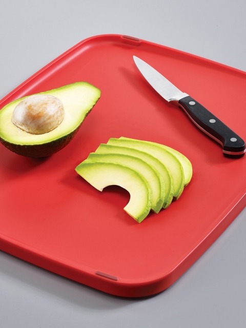 

Joseph Joseph Red Solid Duo Multi-function Chopping Board