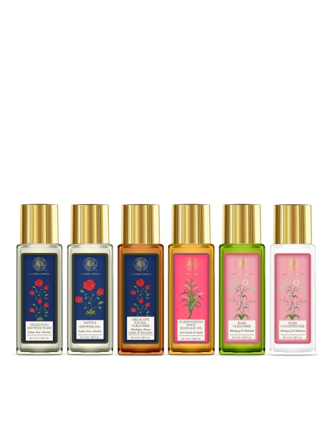 

Forest Essentials Unisex Rose Skin Care Gift Set 300 ml, Yellow