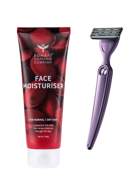 

Bombay Shaving Company Defender Women's Razor & Cartridge Set, Red