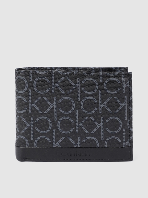 

Calvin Klein Men Black Printed Two Fold Wallet