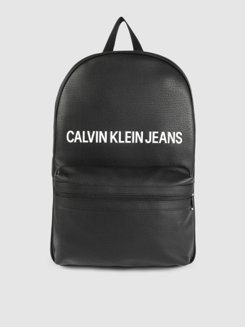 

Calvin Klein Men Black CAMPUS 45 Brand Logo Laptop Backpack