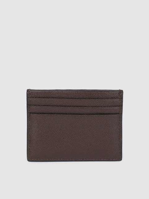

Calvin Klein Men Brown Textured Card Holder