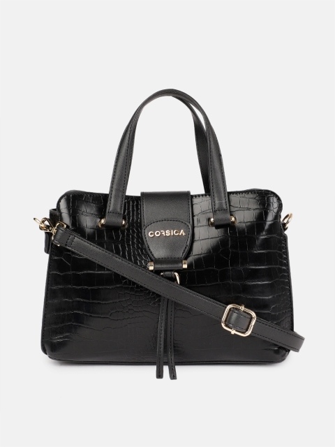 

CORSICA Black Solid Handheld Bag