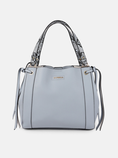 

CORSICA Blue Solid Handheld Bag
