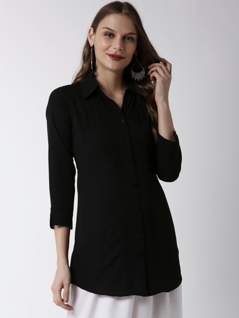 

Soch Women Black Solid Tunic