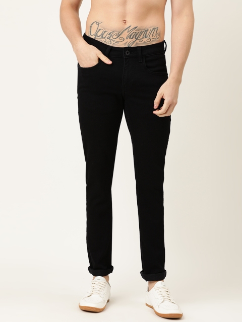 

Flying Machine Men Black Jackson Skinny Fit Low-Rise Clean Look Jeans