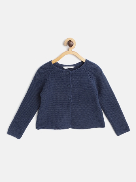 

Marks & Spencer Girls Navy Blue Solid Cardigan
