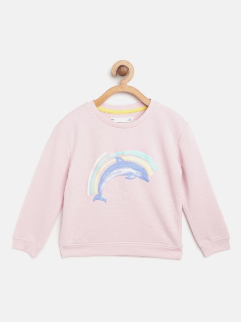 

Marks & Spencer Girls Pink Printed Sweatshirt