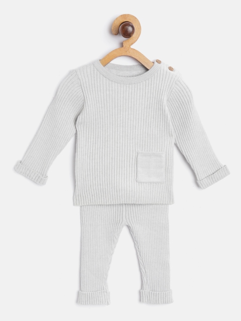 

Marks & Spencer Kids Grey Ribbed Winter Clothing Set