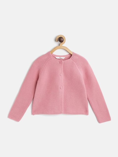 

Marks & Spencer Girls Pink Solid Cardigan