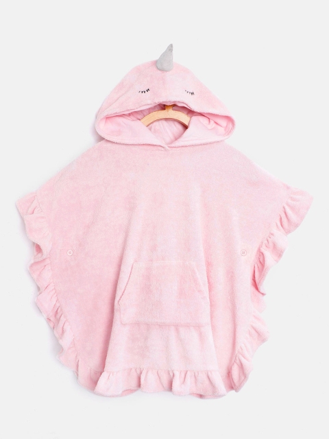 

Marks & Spencer Girls Pink Solid Unicorn Poncho Sweater