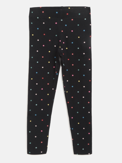 

Marks & Spencer Girls Black Star Print Leggings
